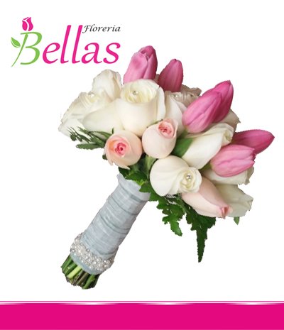▷ Bouquet con tulipanes y rosas 【Florerias en Lima - envio de flores】