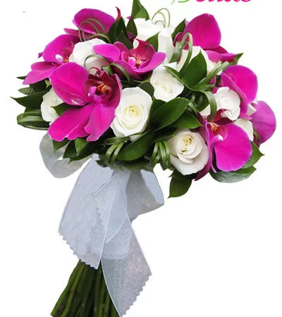 Bouquet de novia con orquideas (BQ-08)