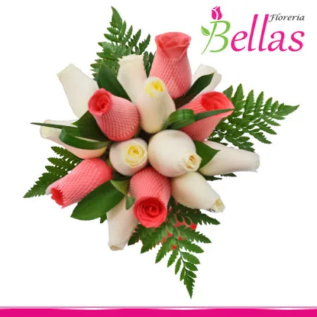 Bouquet para novia con rosas (BQ-09)