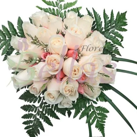 Bouquet de novia con rosas (BQ-14)