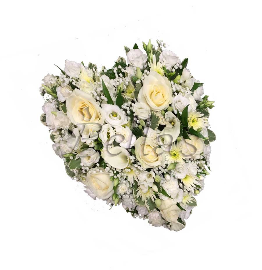 ᐈ Lagrima Funebre 8 Corazon Arreglos Florales Para Difuntos