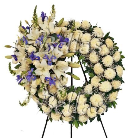 Coronas Fúnebres 24 – Arreglos Florales para Difuntos (FU-24)